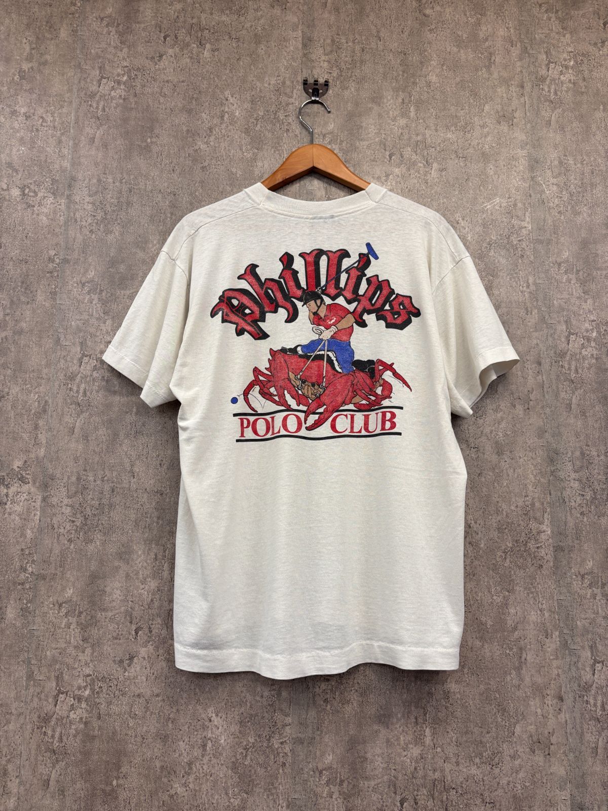 90’s　アメリカ製　SCREEN STARS　スクリーンスターズ　『POLO CLUB』ジョークTシャツ