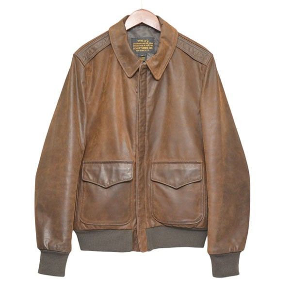 SCHOTT BROS.　ショットブロス　TYPE A-2　30-1415　カウレザージャケット　フライトレザーブルゾン　8054000245413