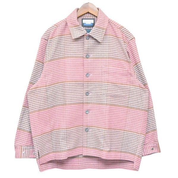 MAISON SPECIAL　メゾンスペシャル　2025AW　Prime-Over Regular Collar Heavy-Weight Flannel Shirt　チェックフランネルシャツジャケット　11252311601　8054000245710