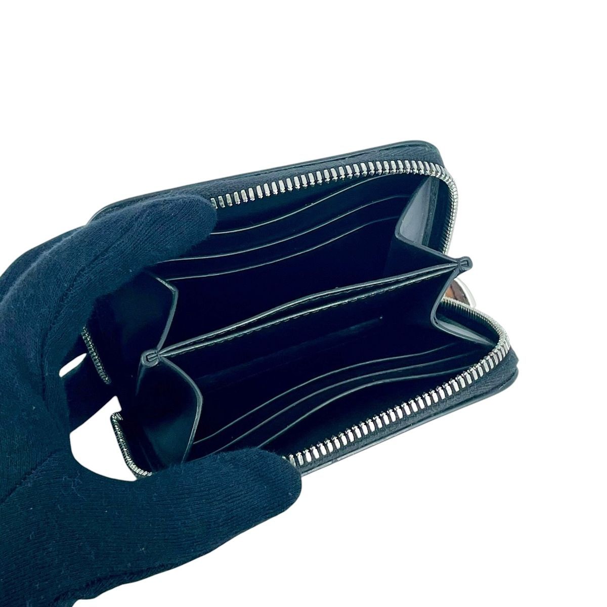 中古】 Berluti ベルルッティメンズ財布 ワパ スクリットレザー ジップ