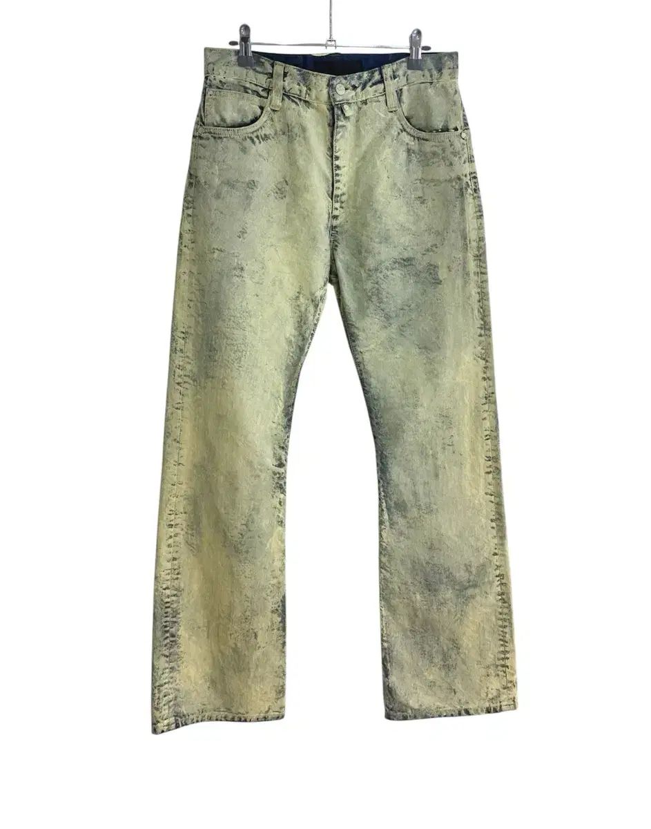 シュープリ 23SS ジャマル アシッド ウォッシュ ブーツカット パンツ