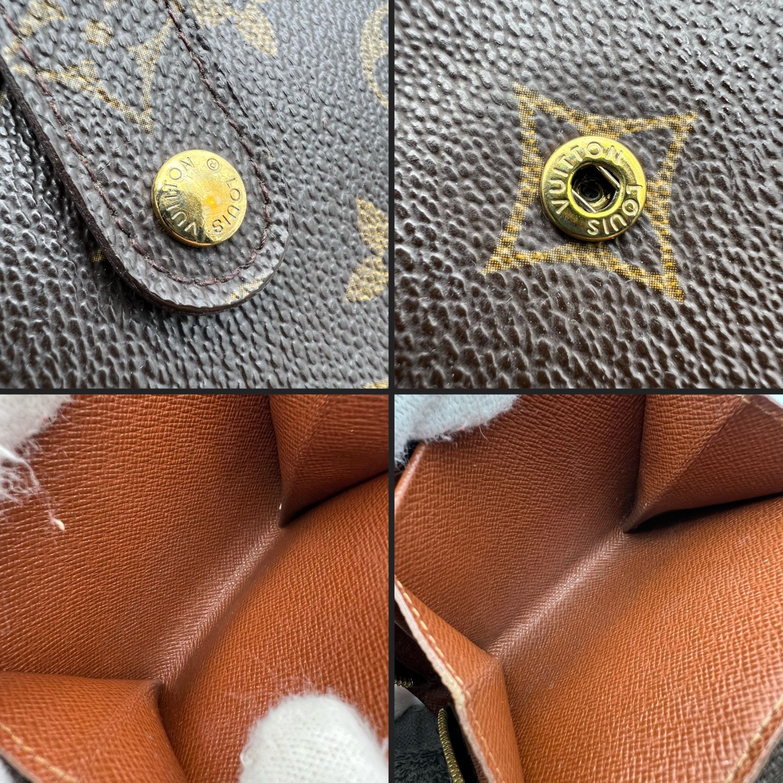 LOUIS VUITTON ルイヴィトン モノグラム コンパクトジップ M61667 二 