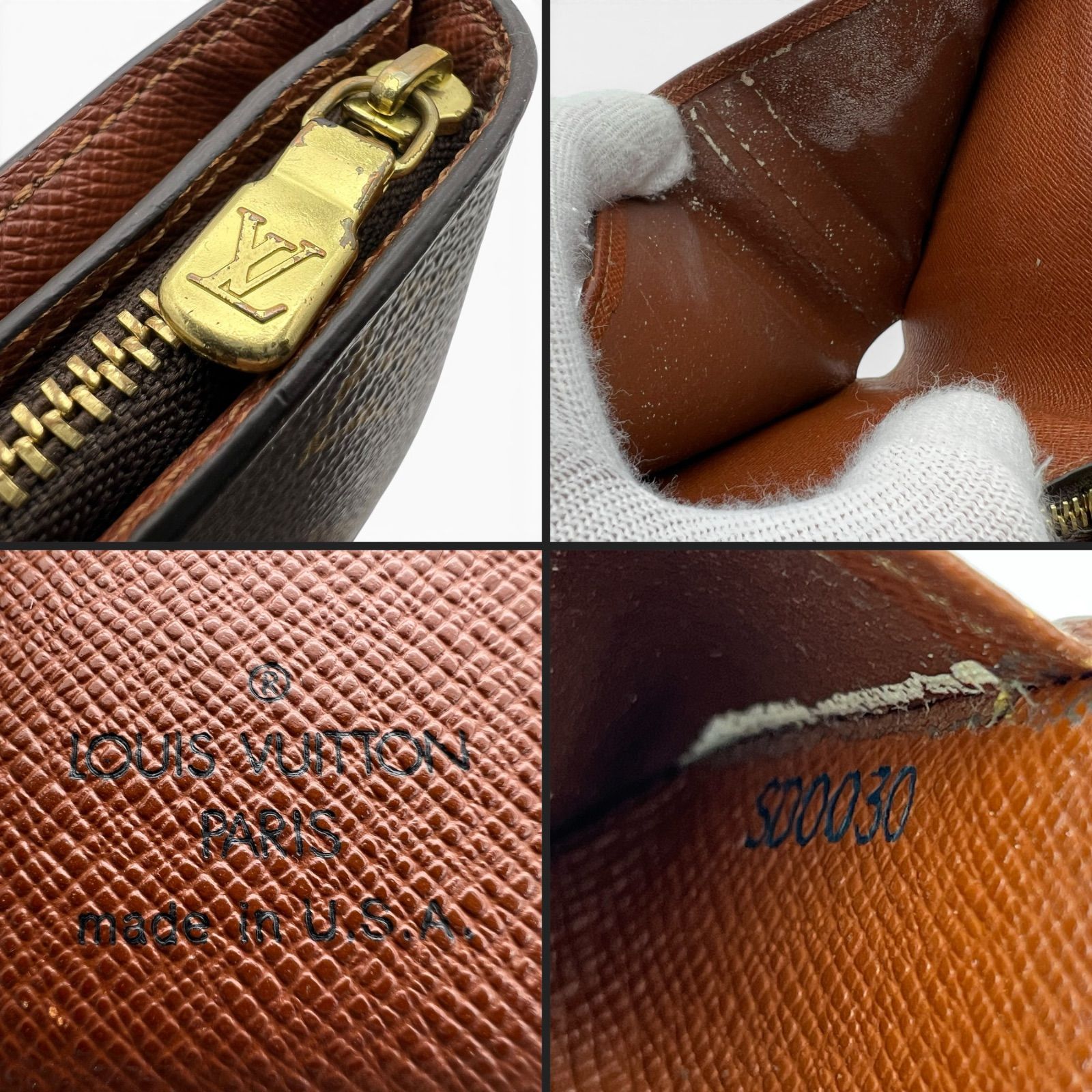 LOUIS VUITTON ルイヴィトン モノグラム コンパクトジップ M61667 二 