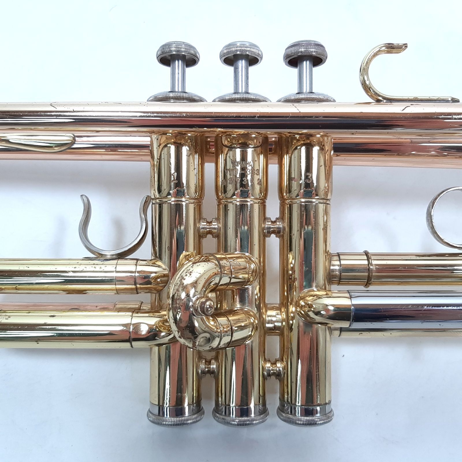 YAMAHA ヤマハ トランペット YTR-333 赤ベル B♭ ケース・マウスピース