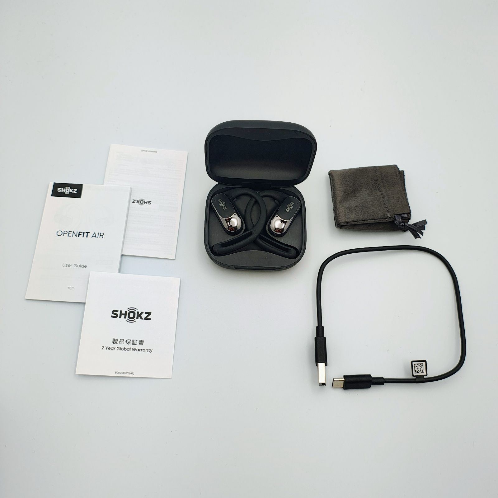 Shokz OpenFit Air オープンイヤー ワイヤレスイヤホン 軽量 快適