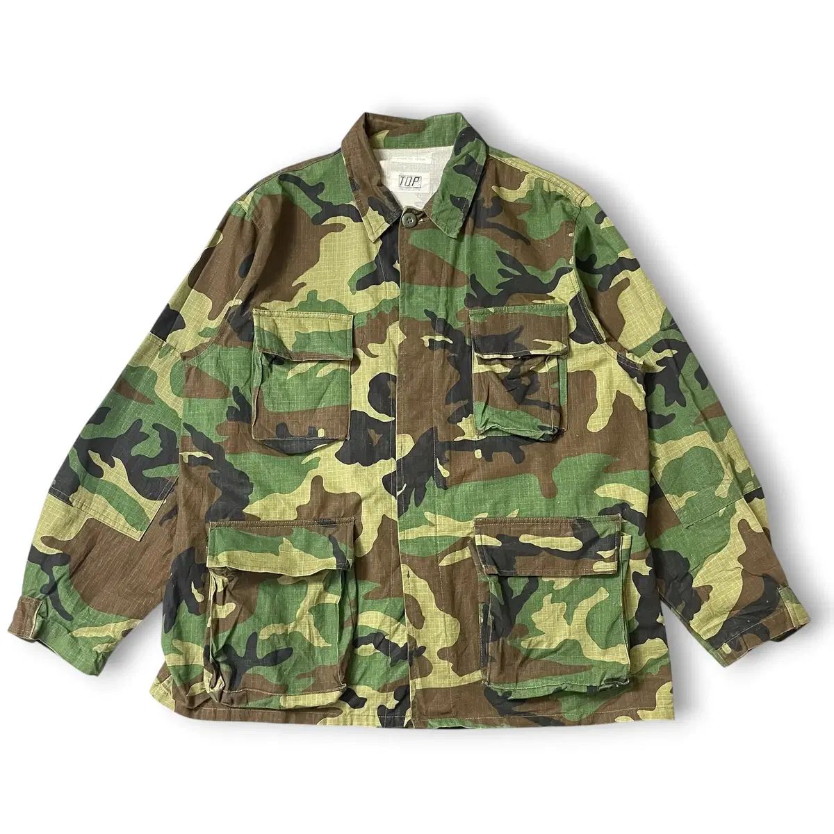 JPN TOPトップス リップストップ ポップLYNN カモファティーグ ジャケット M 6,844円