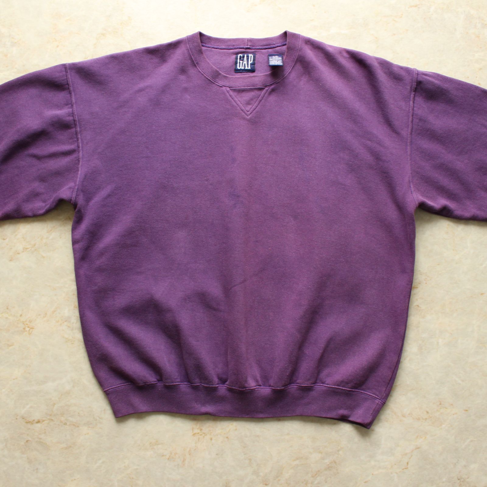 90s OLD GAP スウェット 無地 パープル L - メルカリ