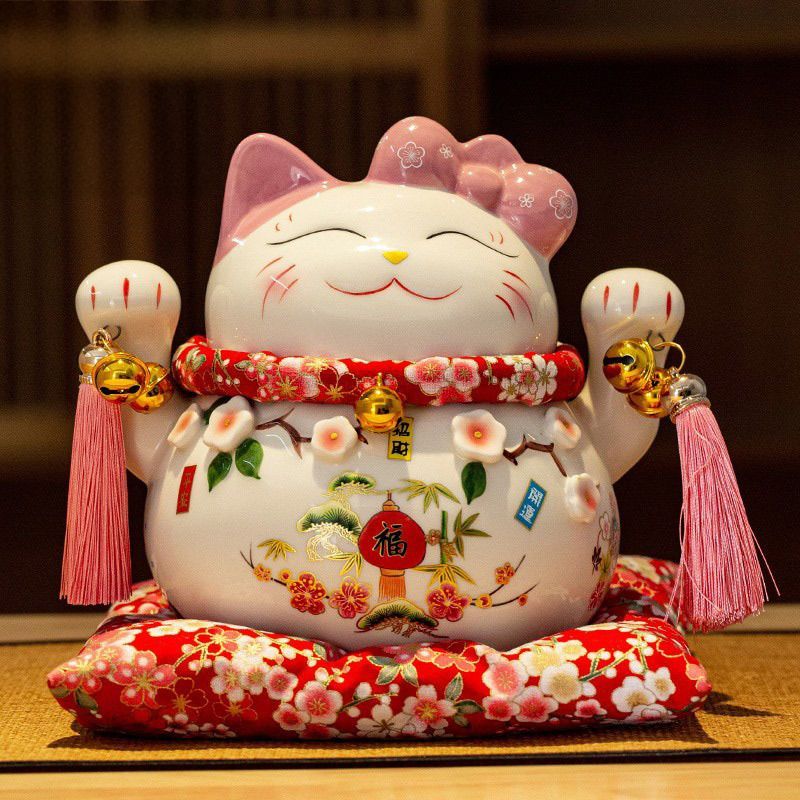 家庭用リビング，店舗，デスク装飾招き猫置物 楽天市場】招き猫 置物 