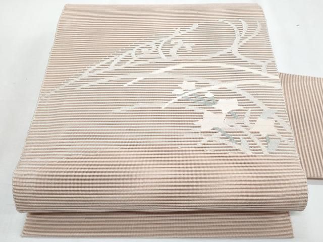 平和屋着物＊夏物　八寸名古屋帯　絽綴れ　桔梗　正絹　逸品　CABH8176fb