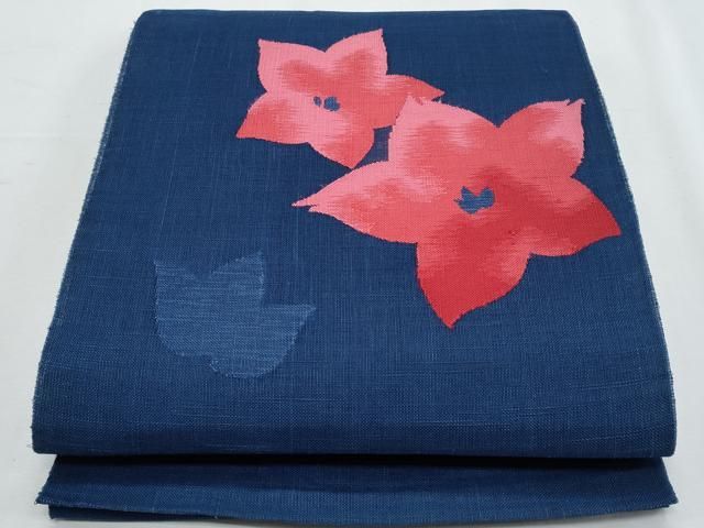 平和屋着物＊夏物　八寸名古屋帯　桔梗　CABH8179fb