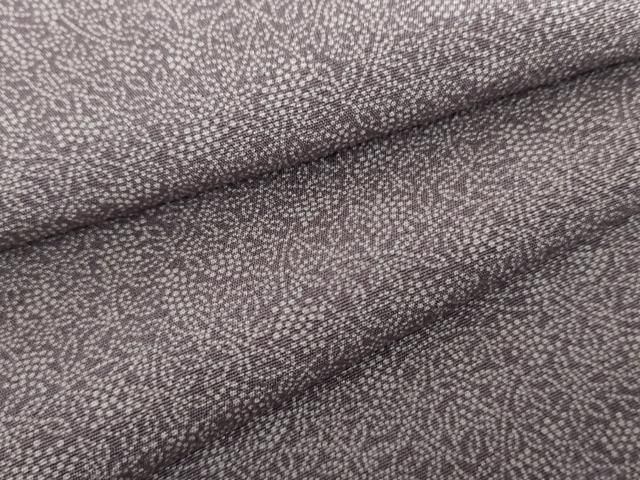 平和屋着物▽江戸小紋　単衣　南天枝葉文　正絹　逸品　AABI6177cs