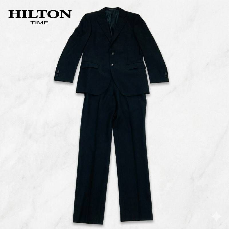 美品 HILTON TIME ヒルトン タイム セットアップ スーツ シングル 2