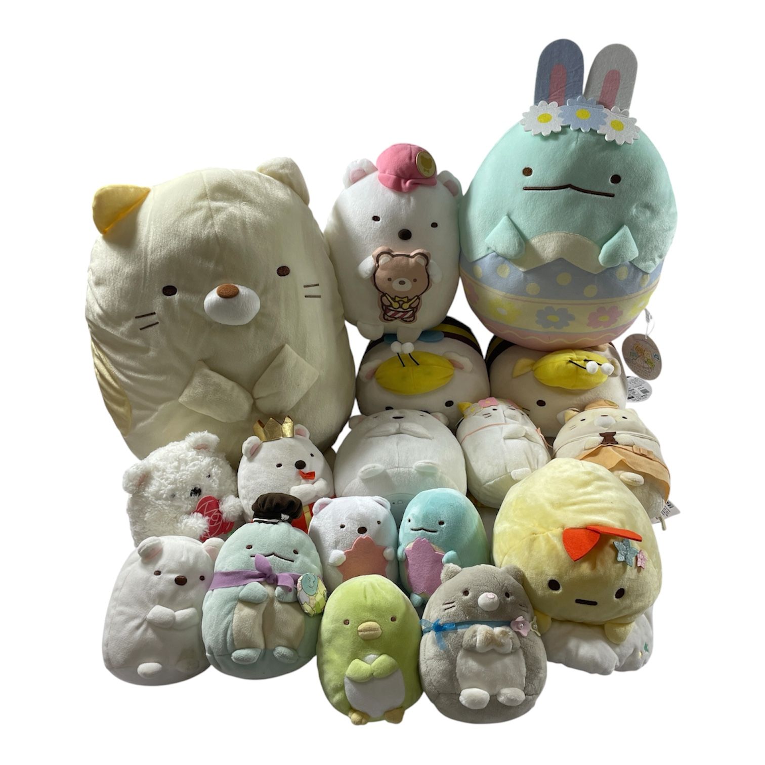 ★ すみっコぐらし ぬいぐるみ マスコット 他 まとめ商品 とかげ ねこ しろくま しろくま サイズ色々 現状品 3.2kg