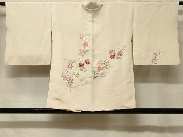 平和屋着物＃羽織　駒刺繍　総刺繍　流水草花文　暈し染め　正絹　逸品　CABF9004in 7,592円