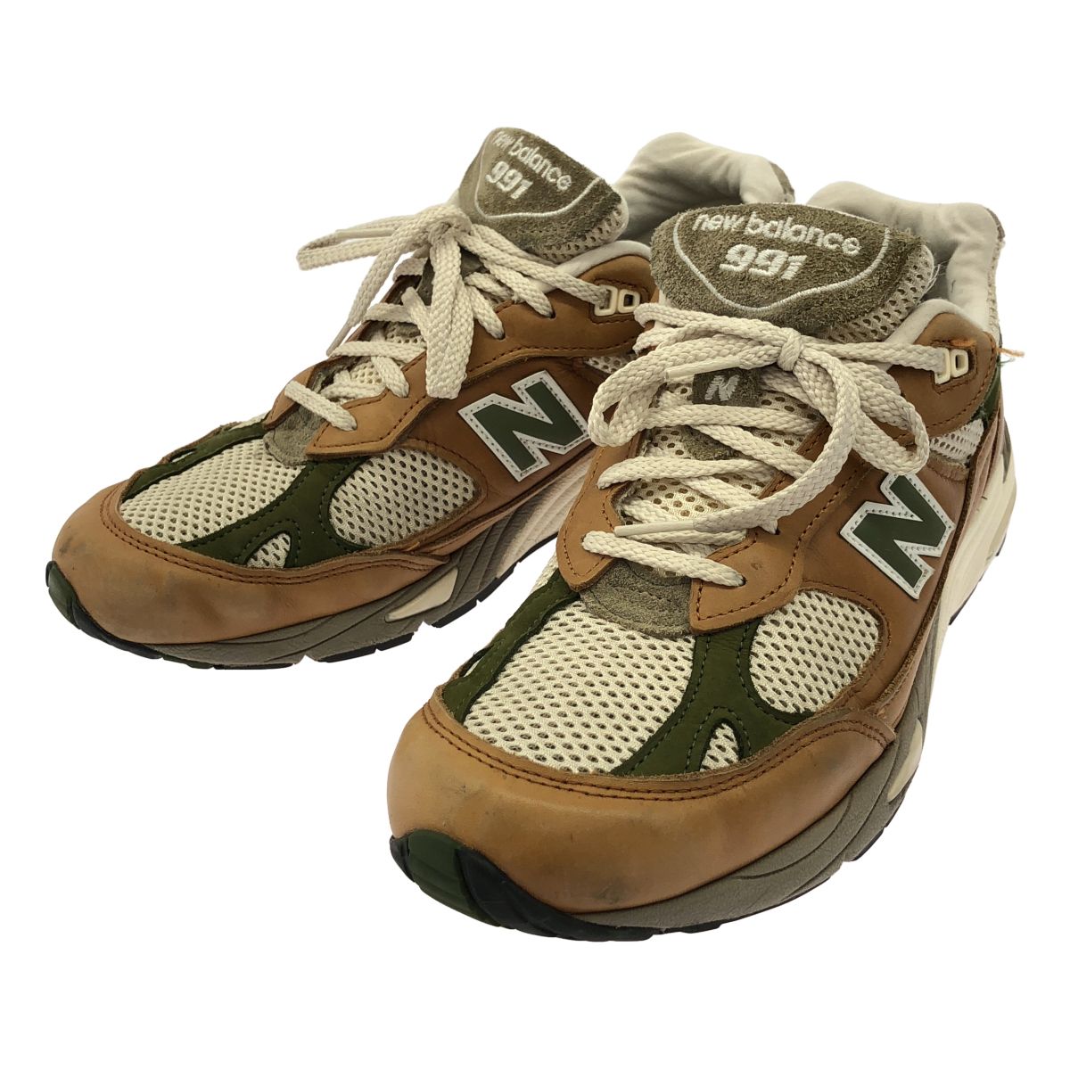 AIME LEON DORE×New Balance エイメレオンドレ×ニューバランス スニーカー M991LIO ブラウン 9 1/2