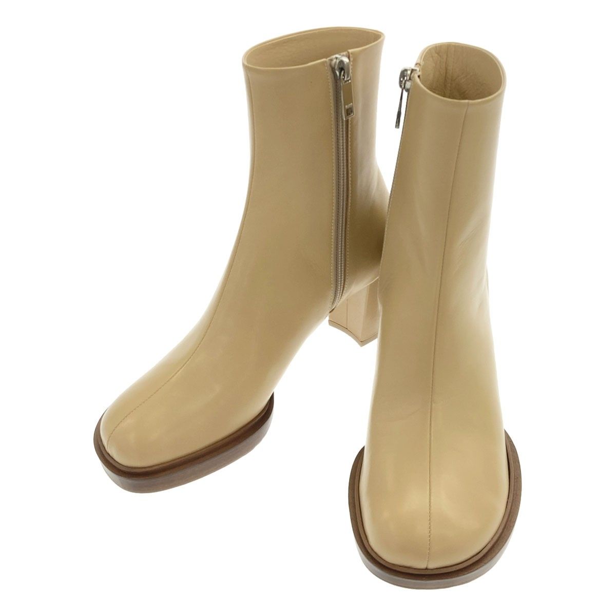CLANE クラネ EDGE ROUND SHORT BOOTS ブーツ 13115-8422 ベージュ 37