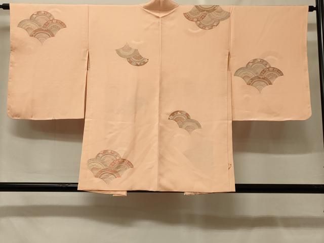 平和屋着物＃羽織　寿光織　吉祥花青海波　正絹　逸品　未使用　CABF9043in