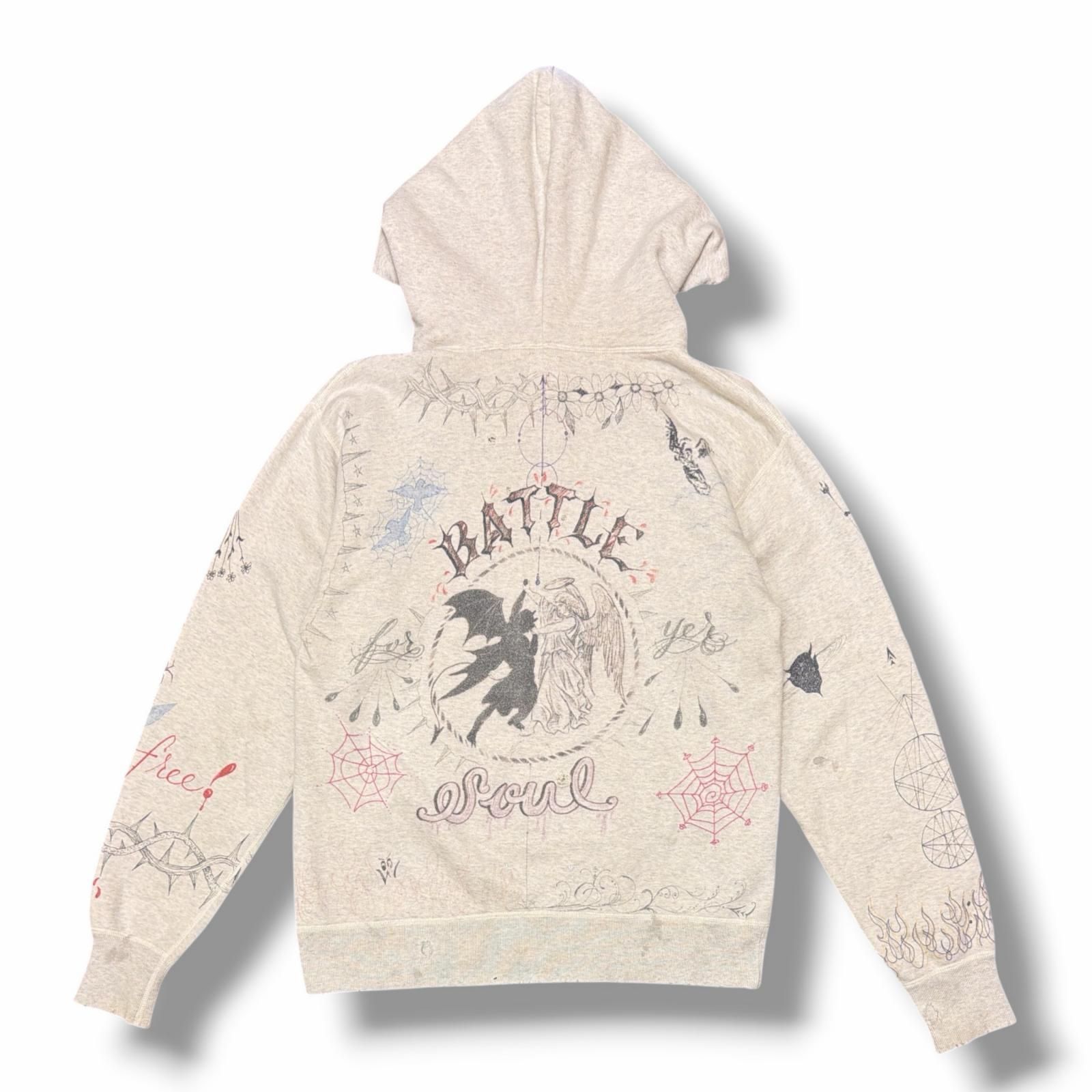 参考上代60500円 SAINT MICHAEL × Dr.Woo 21AW HOODIE_DR.WOO