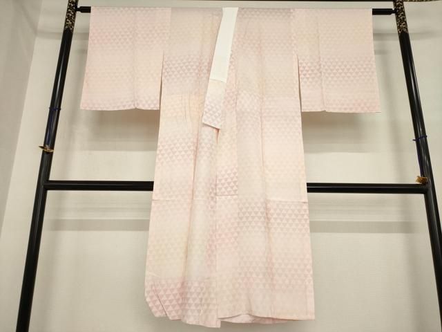 平和屋着物●長襦袢　無双仕立て　鱗文様　正絹　逸品　未使用　AABI6855ck
