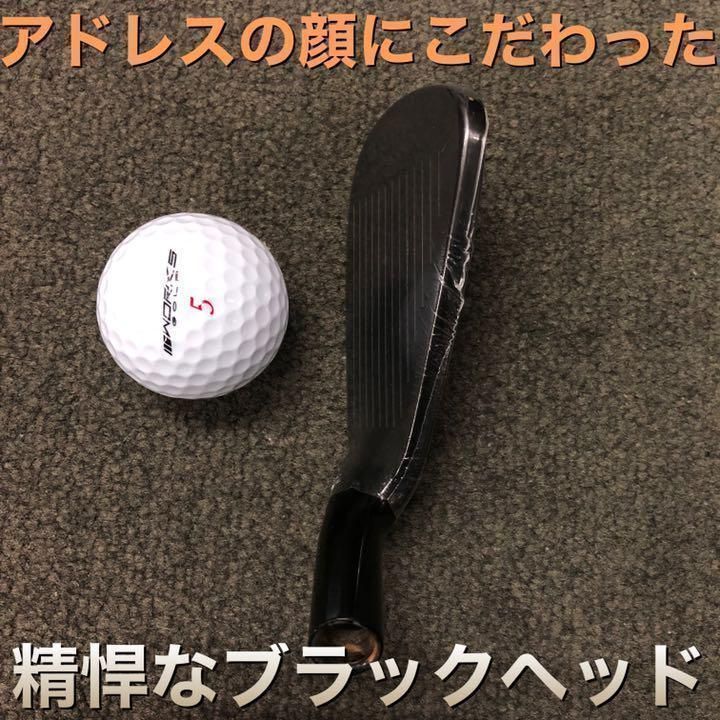 ヘッドのみ6個】チタン比10倍硬度の超反発力で2番手飛ぶ最高峰アイアン