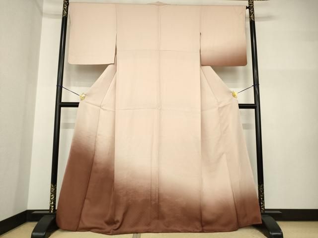 平和屋着物●訪問着　扇面地紋　暈し染め　正絹　逸品　AABI5297ck 28,470円
