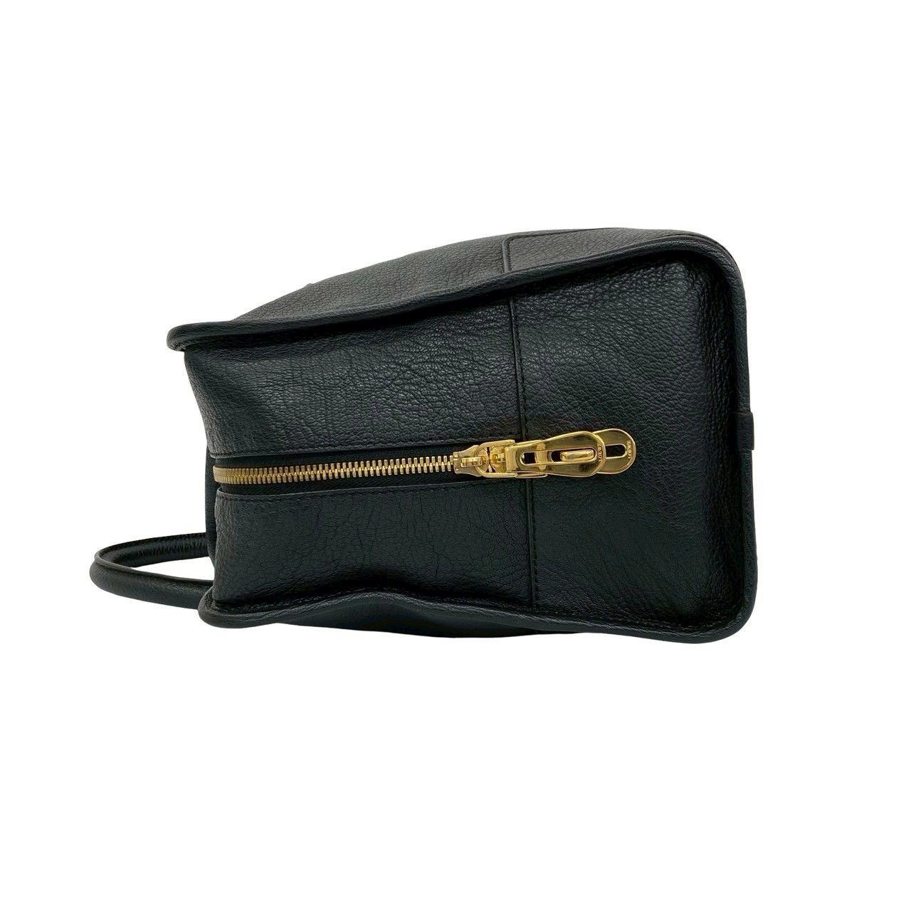 ほぼ未使用 希少品 LOEWE ロエベ アマソナ 36 アナグラム ロゴ レザー