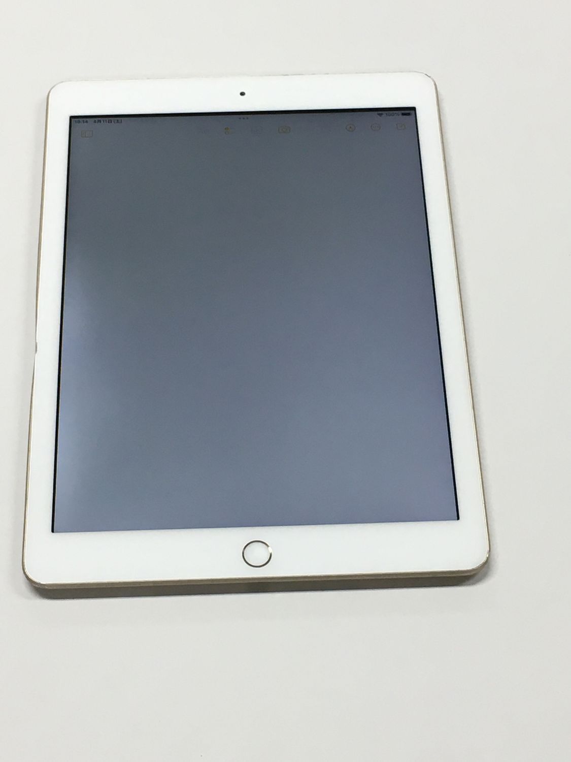電池87％ Apple iPad 第5世代 WiFiモデル 128GB ゴールド【動作確認