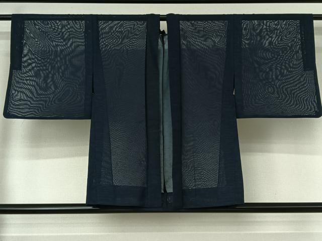 平和屋着物▽羽織　スリーシーズン　春夏秋　塵除け　流水文　正絹　逸品　AABI6971jh