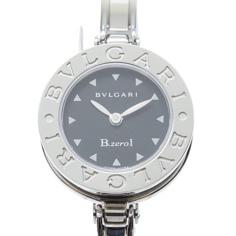ブルガリ ビーゼロワン B-ZERO1 腕時計 バングルウォッチ BZ22S ブラック シルバー ステンレススチール レディース BVLGARI【214-71804】
