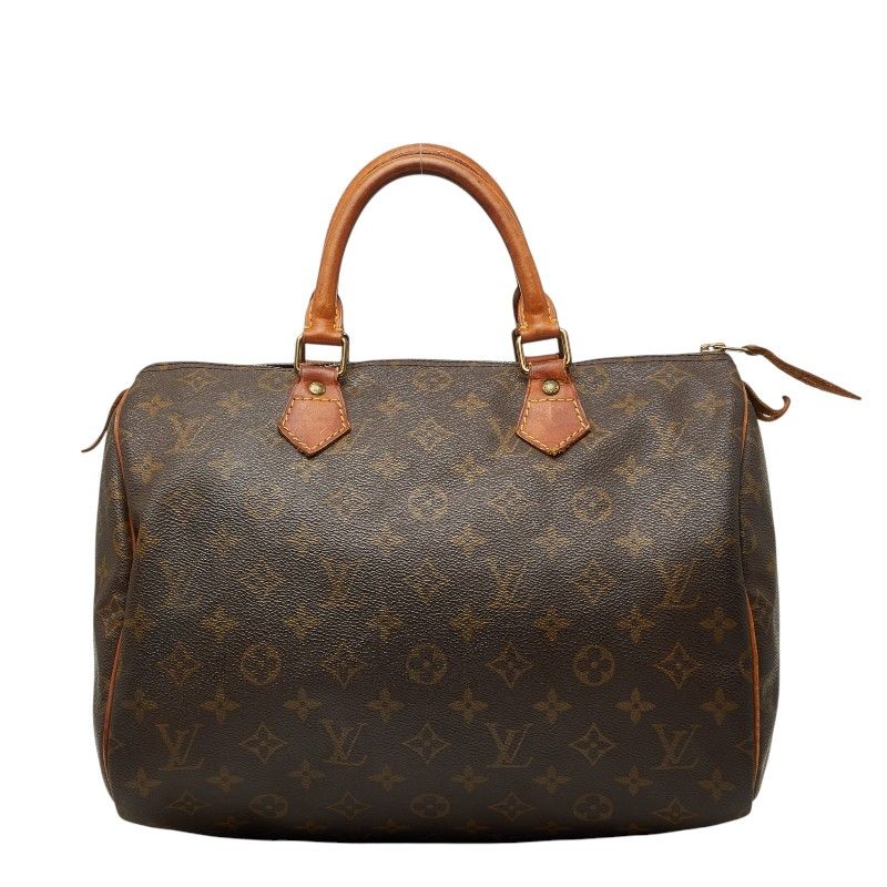 ルイ ヴィトン モノグラム スピーディ30 ハンドバッグ ミニボストンバッグ M41526 ブラウン PVC レザー レディース LOUIS VUITTON【1-0273416】