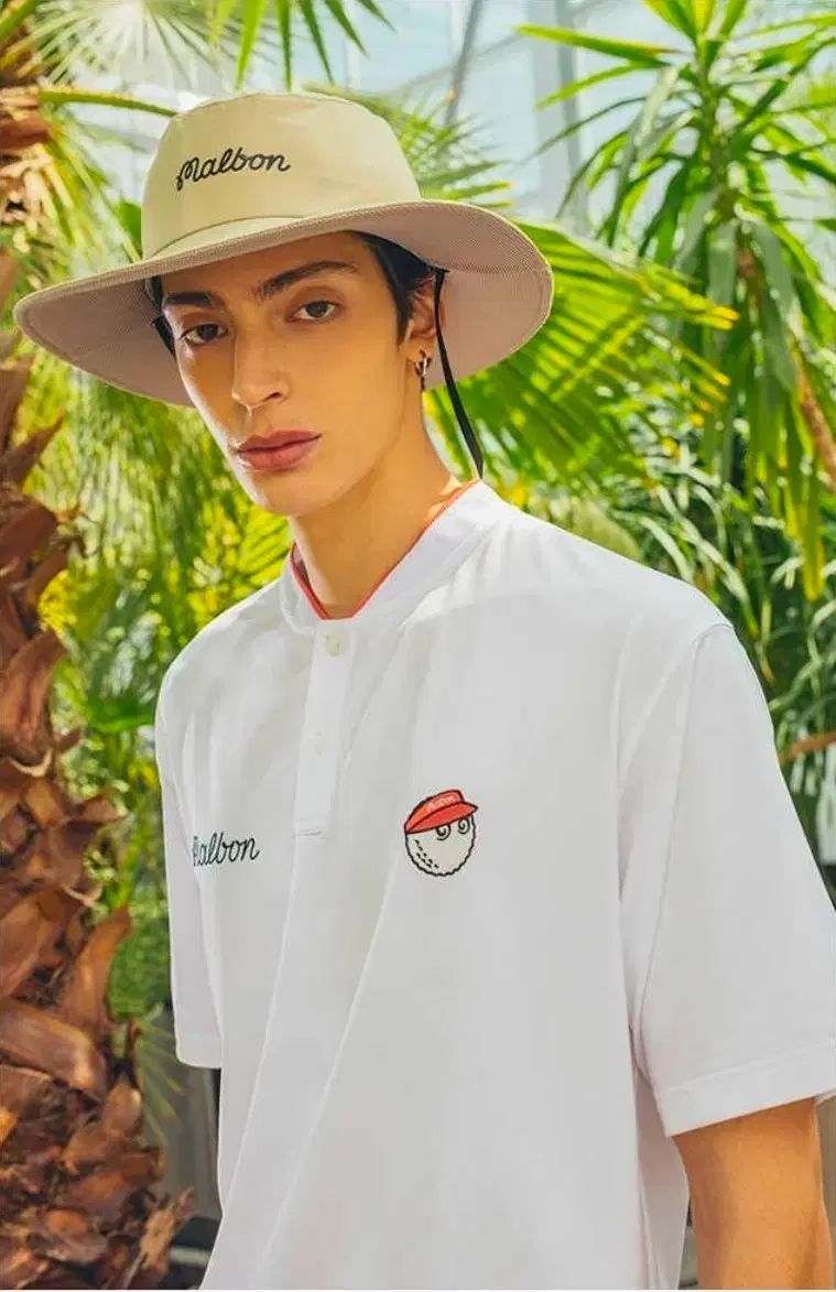 マルボンゴルフ 正規品 バケット ヘンリーネック Tシャツ
