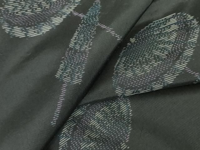 平和屋着物●本場大島紬 番傘 正絹 逸品 DABF3173op