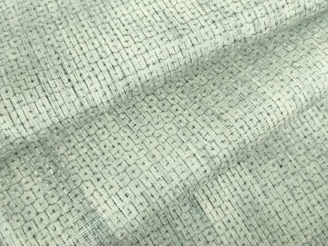 平和屋着物●上質な紬　亀甲文　正絹　逸品　DABF3178op