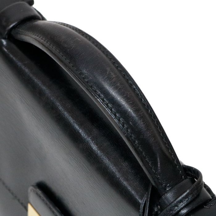 エルメス HERMES キリウス ボックスカーフ (レザー) GD金具 〇V刻印