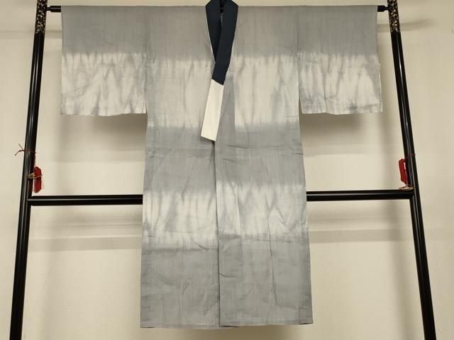 平和屋着物＊夏物　男性　長襦袢　横段文　麻　AABI6583jd