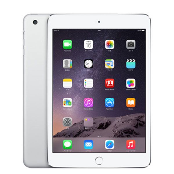 中古】 iPad mini3 Wi-Fi+Cellular 16GB シルバー A1600 2014年 本体