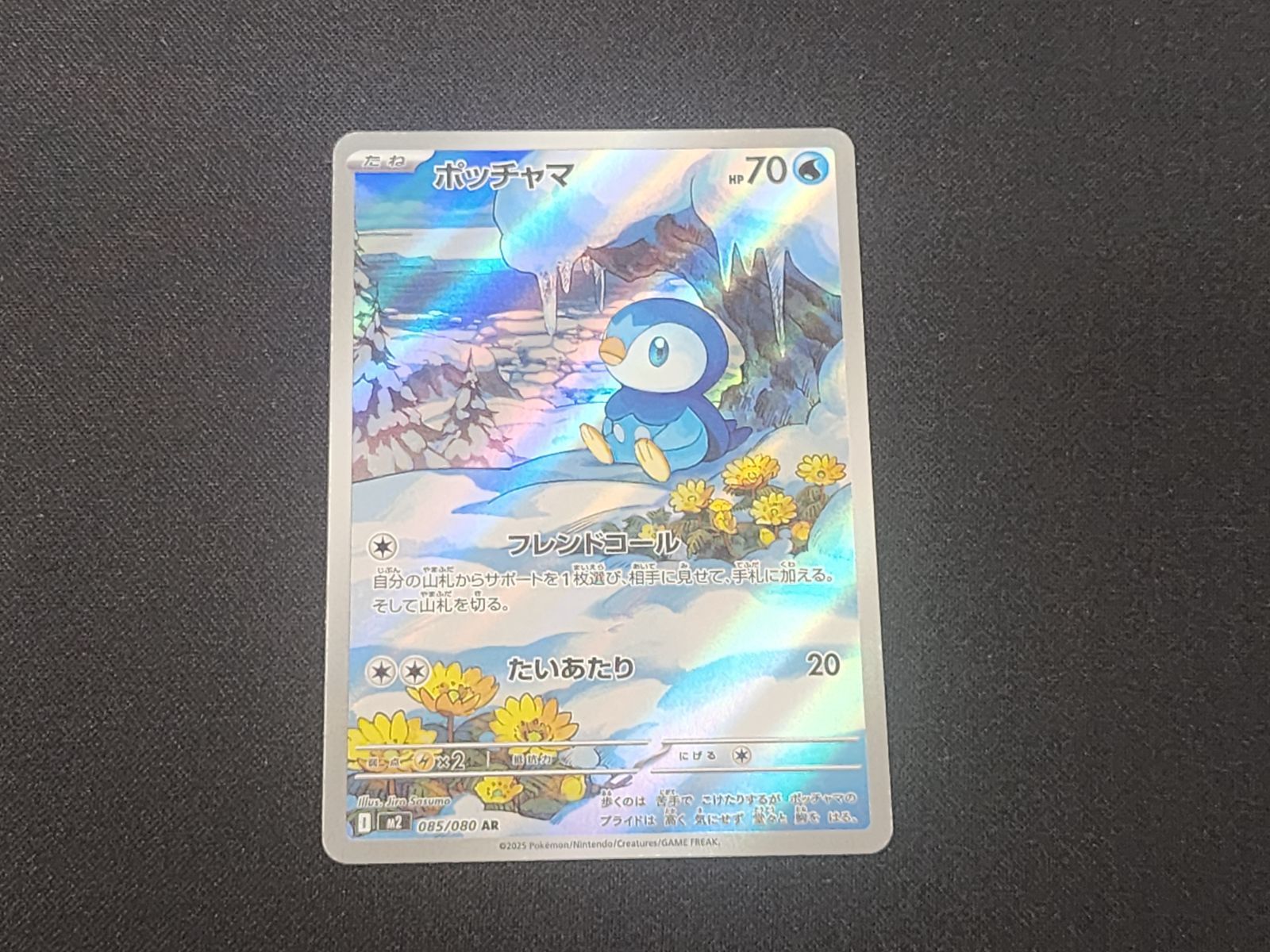 PC ポケモンカード ポッチャマ AR 085/080 M2 4枚セット ※商品説明文