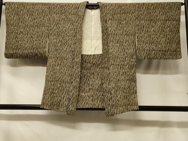 平和屋着物＃羽織　霞文　銀彩　正絹　逸品　CABF1588in