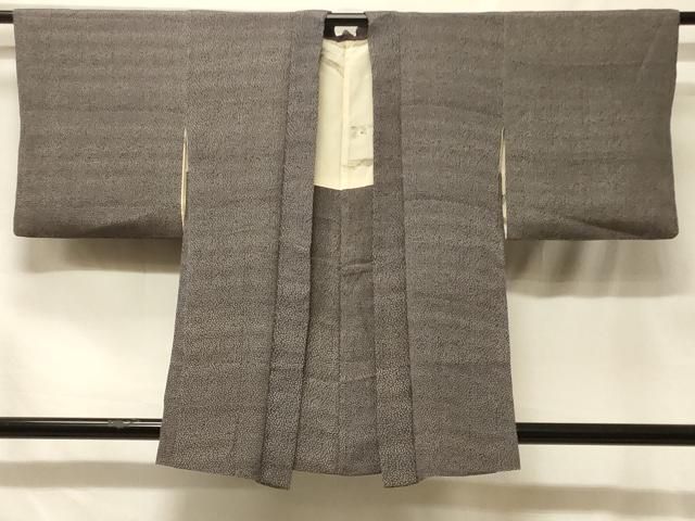 平和屋着物＃羽織　幾何学文様　正絹　逸品　CABF1595in