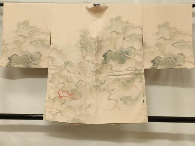 平和屋着物#羽織 寿光織 霞文 金糸 正絹 逸品 未使用 CABF8804in