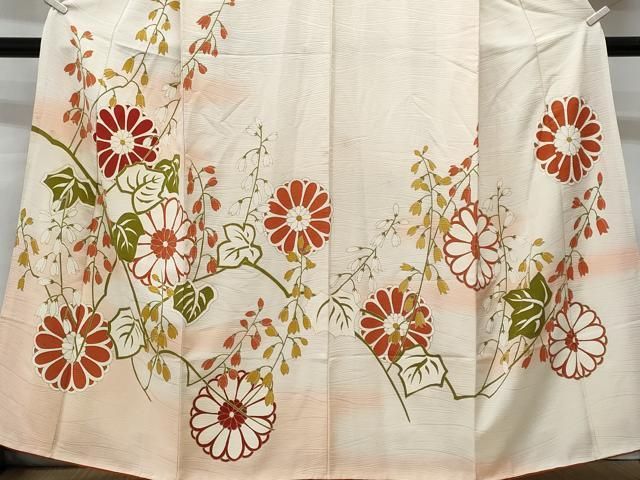 平和屋着物□訪問着 枝花文 暈し染め 金彩 正絹 逸品 CABG9923fb
