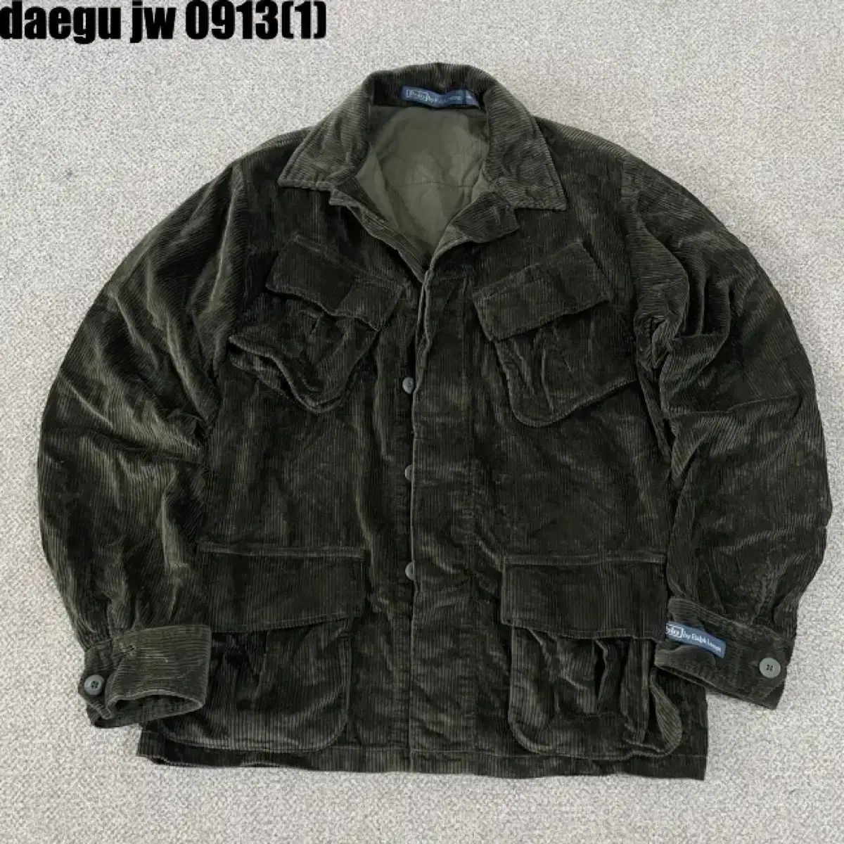 ポロラルフローレン コーデュロイ ジャングル ファティーグ ユーティリティ BDU ジャケット ほぼ新品