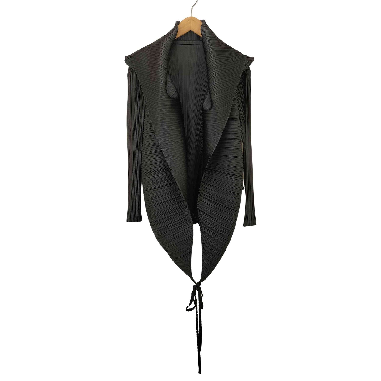 プリーツプリーズイッセイミヤケ PLEATS PLEASE ISSEY MIYAKE 13AW 変形 プリーツ カーディガン レディース 表記無