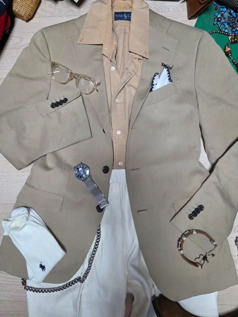 (ITALY)BOONTHE SHOP ヘリンボーン ジャケット スーツ ブレーザー