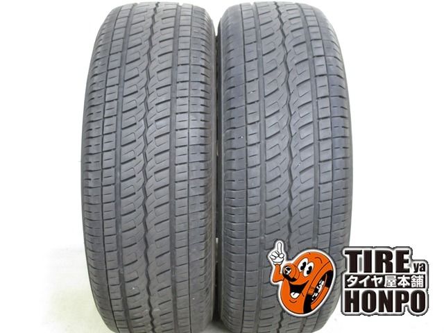 中古 夏用】 215/65R16 109/107R 2本セット トーヨー H20 ホワイト