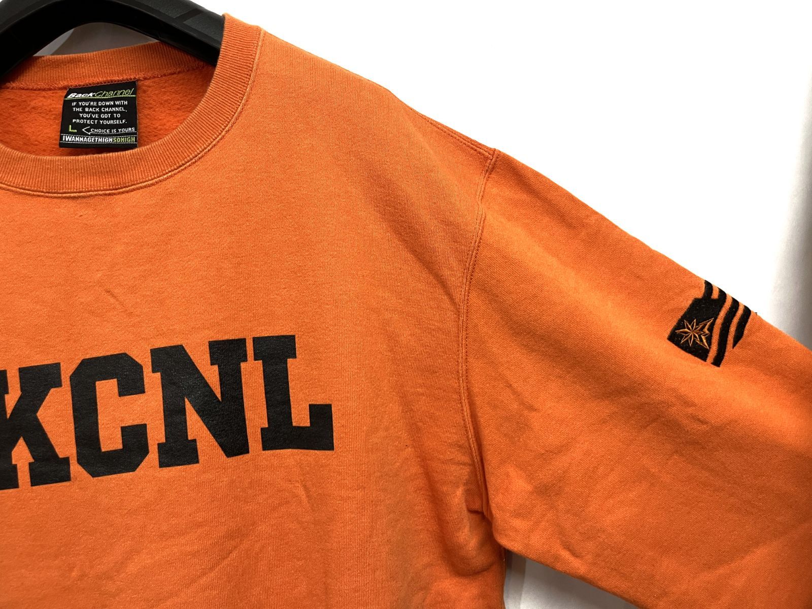 Back Channel｜バックチャンネル BKCNL ロゴ クルーネック スウェット 