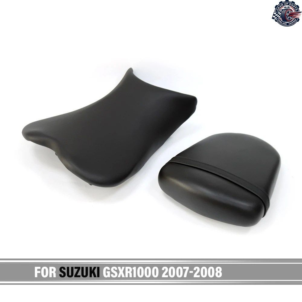 オートバイ用フロントライダーシートサドルクッション GSXR1000 K7 2007-2008 リアパッセンジャークッション ピリオンシート