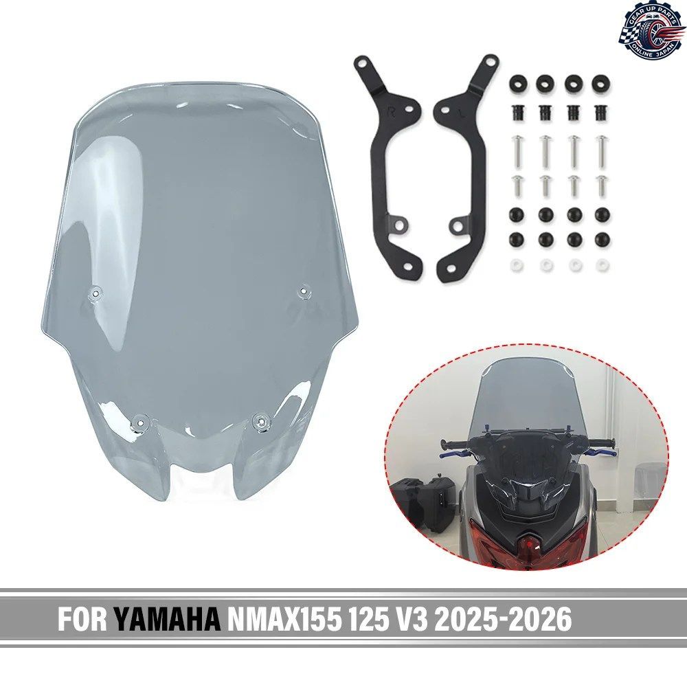 オートバイ用フロントウインドスクリーン ヤマハ V3 2025-2026 ウインドシールド エアディフレクター フェアリング