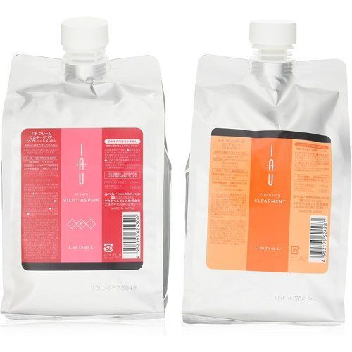 ルベル IAU イオ クレンジング クリアメント シャンプー 1000ml&イオ クリーム シルキーリペア トリートメント1000ml 詰替え セット