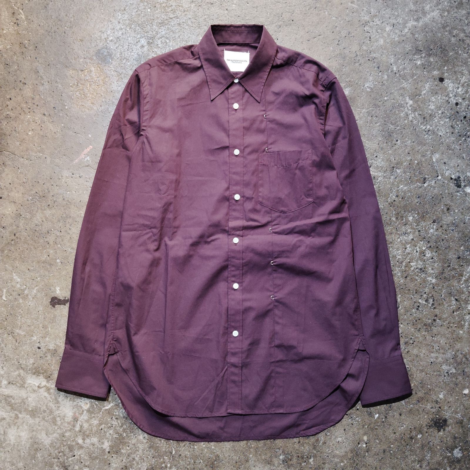 TAKAHIRO MIYASHITA The Soloist. 23AW right-left shirt. ss.0001bAW23 タカヒロミヤシタ ザ ソロイスト 2023AW ロング シャツ 44
